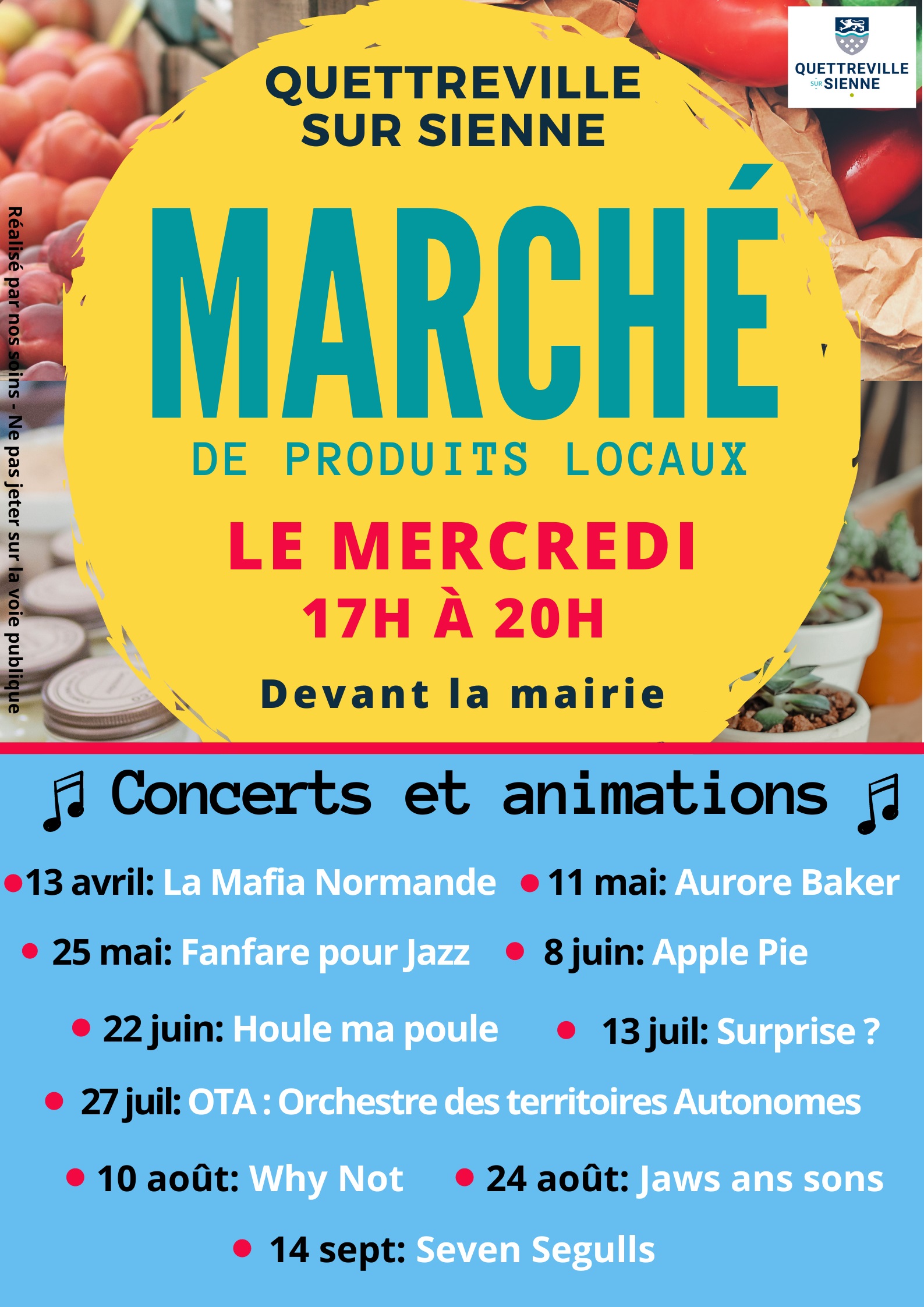 affiche marché